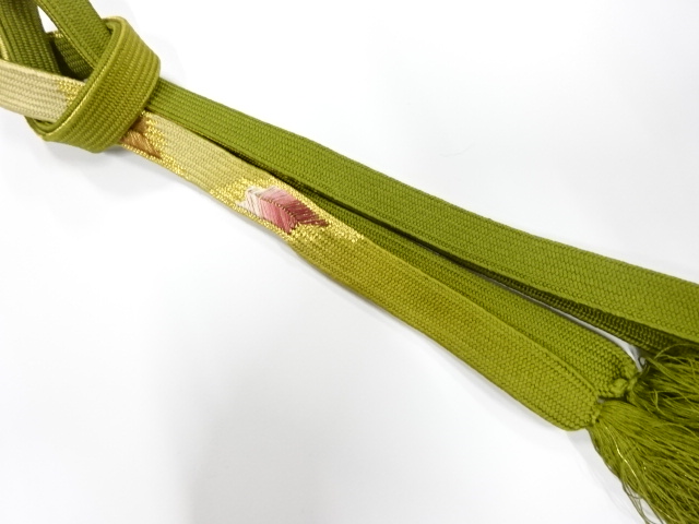 正絹　手組帯締め